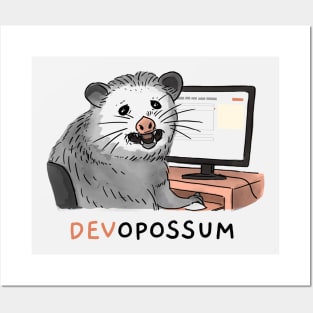 Devopossum - devops opossum Posters and Art